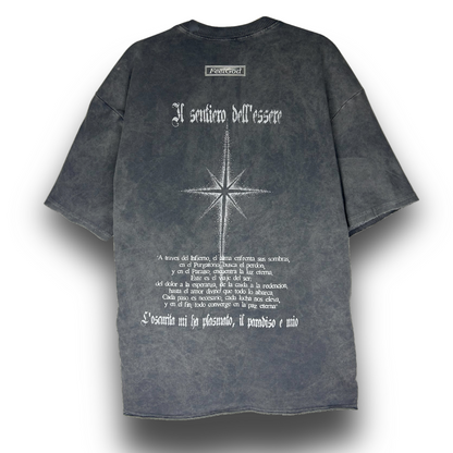 Camiseta Oversize, Acid Wash - FeelDemon