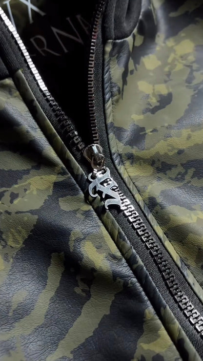 CHAQUETA VERDE MILITAR LVX ETERNA