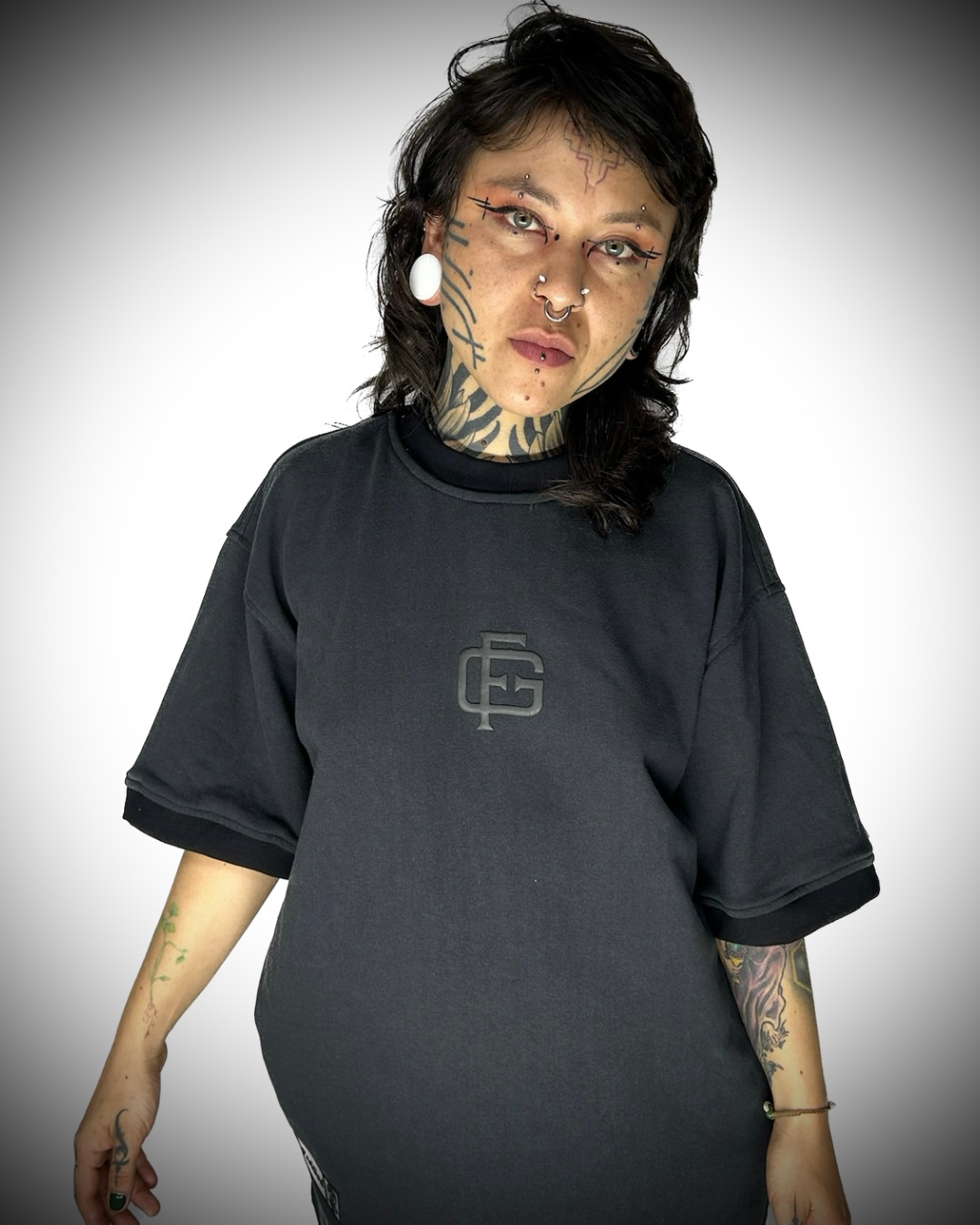 Camiseta Oversize Negra - Dreams Collection.