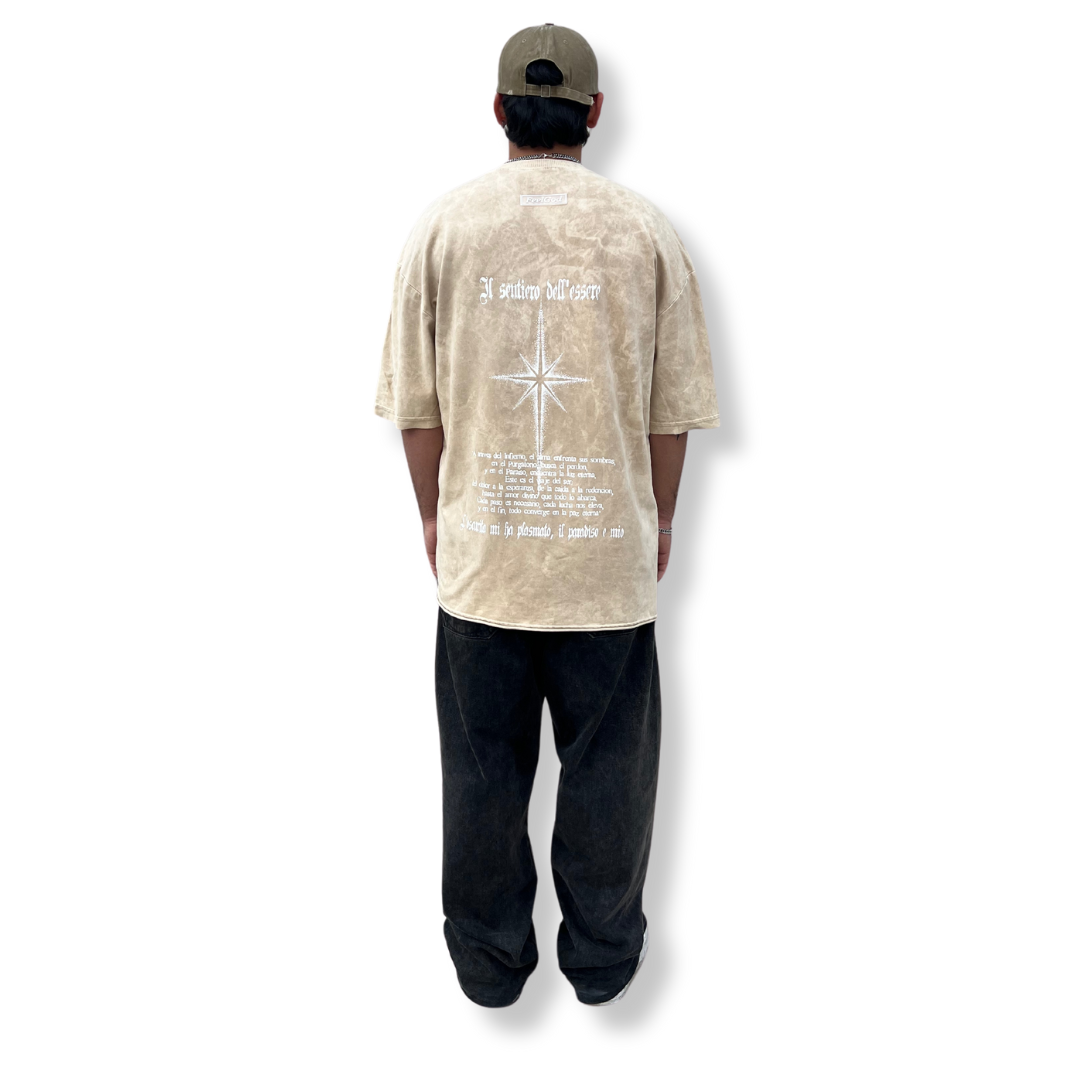 Camiseta Oversize, Acid Wash - FeelDemon