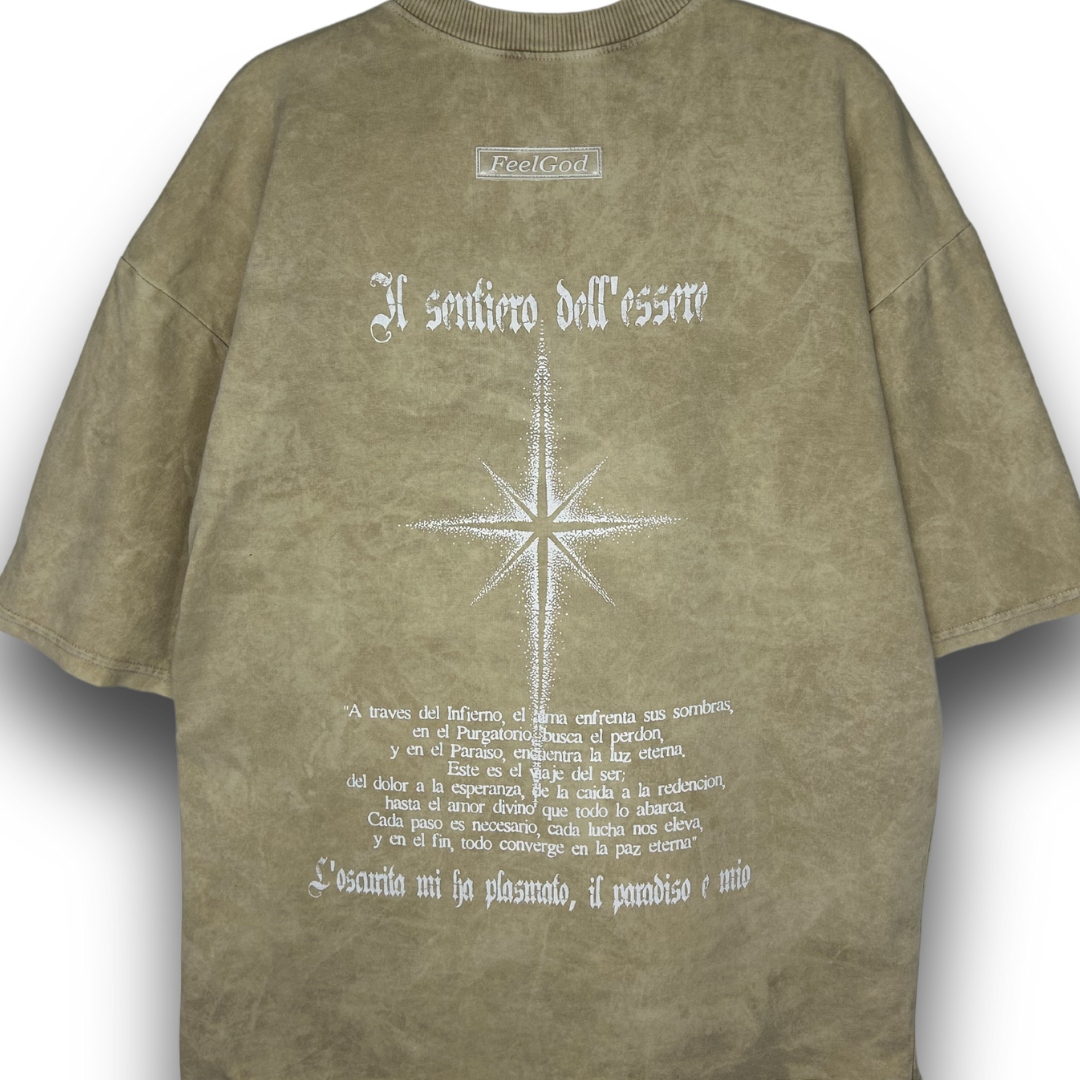 Camiseta Oversize, Acid Wash - FeelDemon