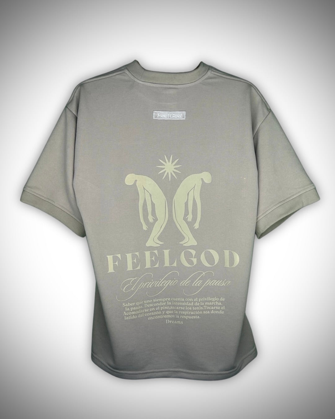 Camiseta Beige Oversize - Dreams Collections