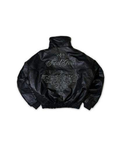 CHAQUETA NEGRA ORNAMENTO