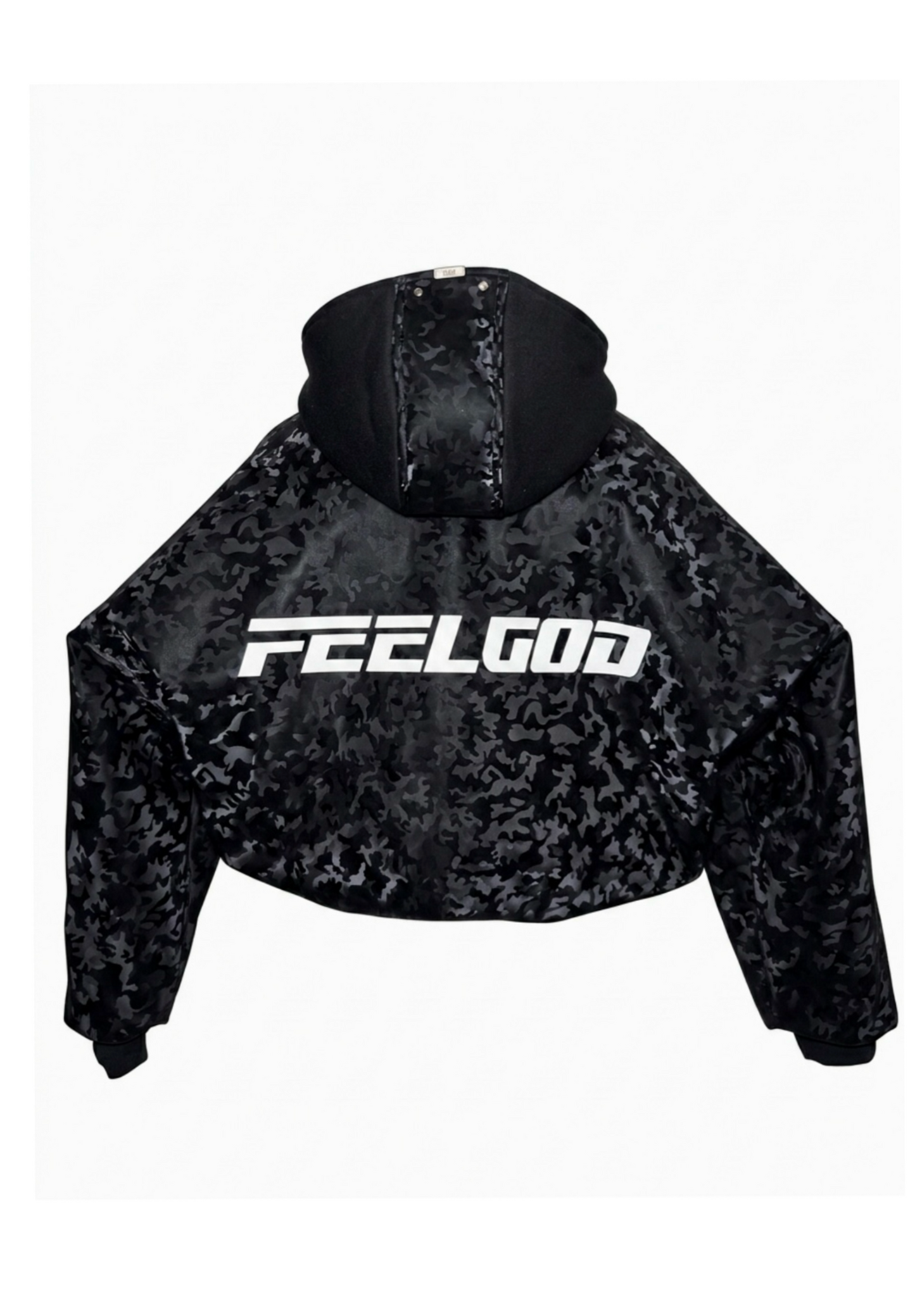 CHAQUETA NEGRA CAMUFLADA LVX ETERNA