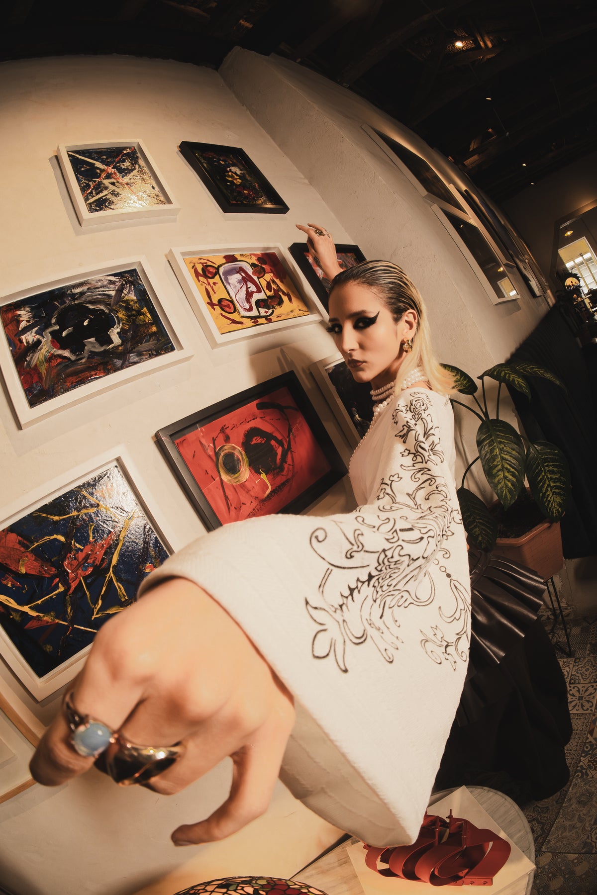 BLUSA ORNAMENTO — BLANCA