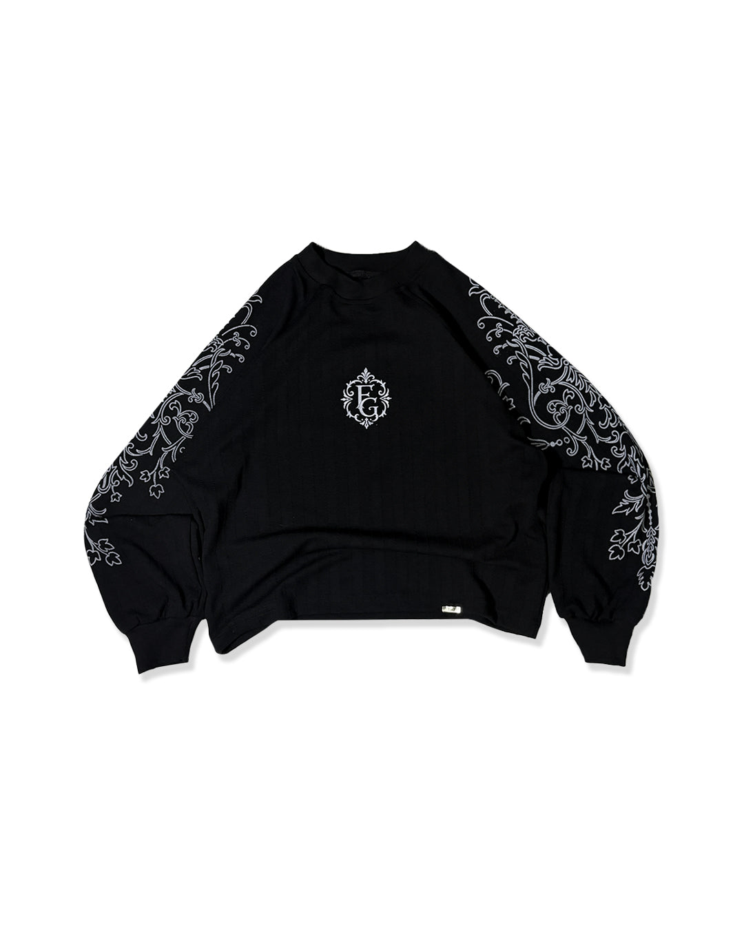 LONG SLEEVE ORNAMENTO — NEGRA