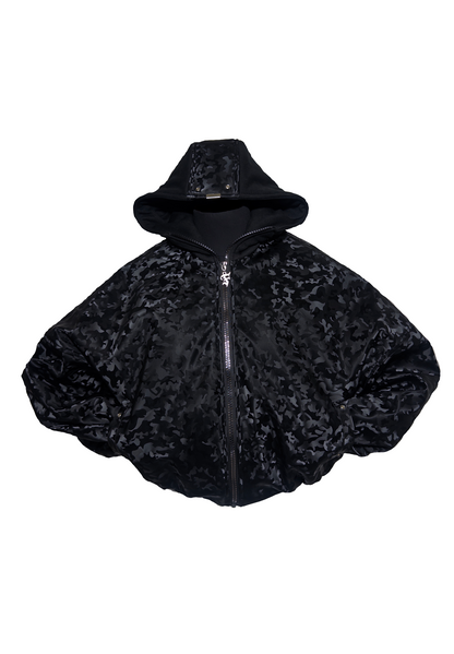 CHAQUETA NEGRA CAMUFLADA LVX ETERNA