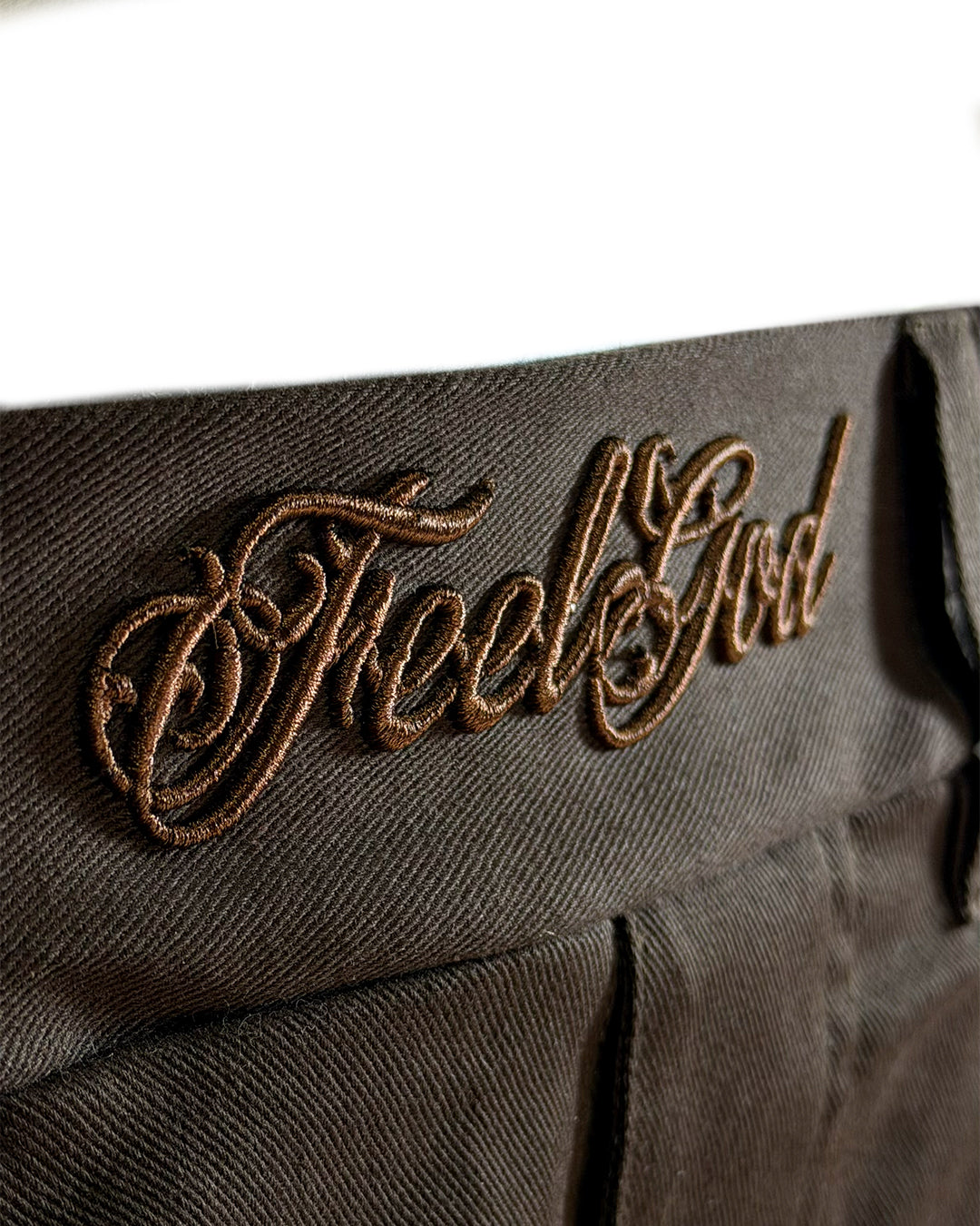 PANTALÓN ORNAMENTO — CAFÉ