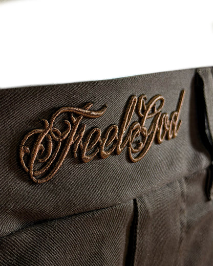 PANTALÓN ORNAMENTO — CAFÉ