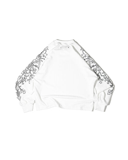 LONG SLEEVE ORNAMENTO — BLANCA