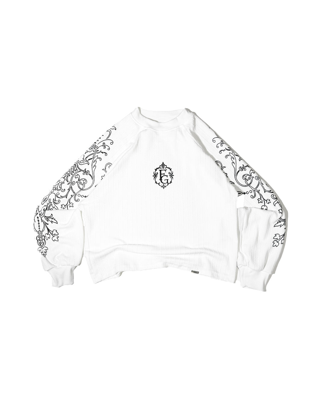 LONG SLEEVE ORNAMENTO — BLANCA