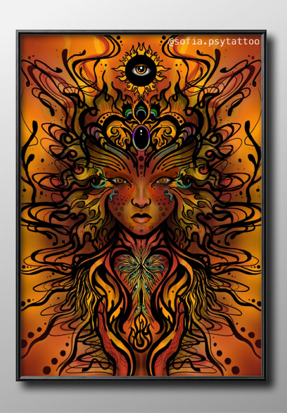 Print Diosa De Fuego x Sofíapsytatto