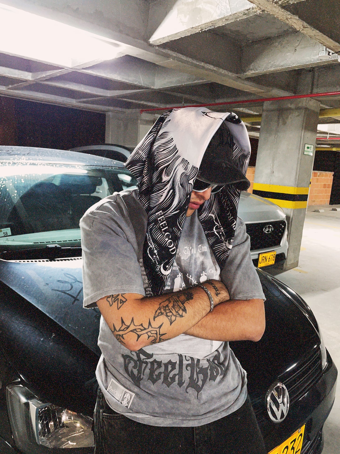 Camiseta Oversize, Acid Wash - FeelDemon