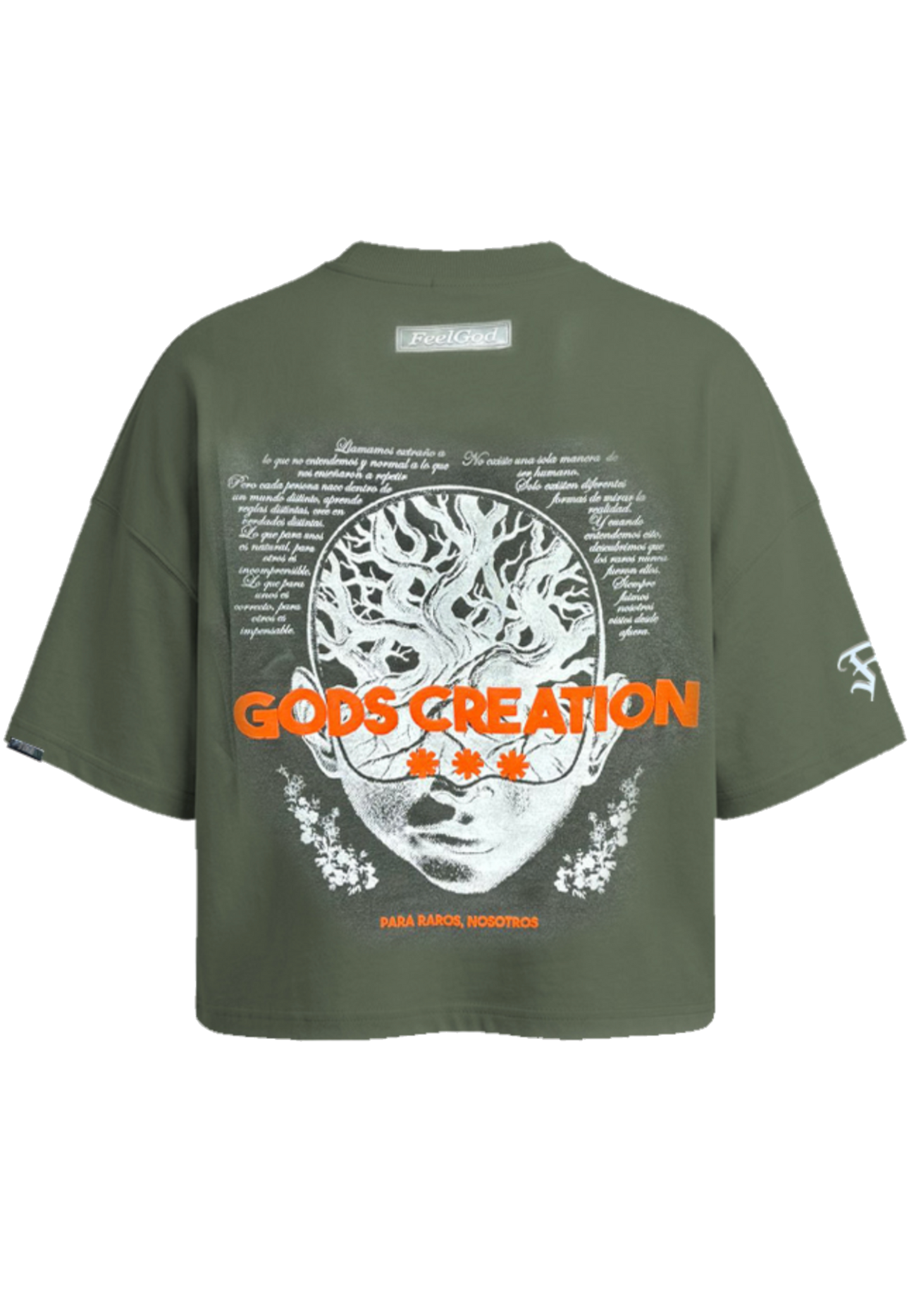 Camiseta verde boxyfit.