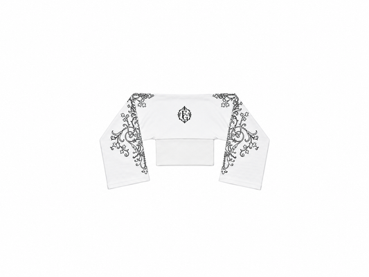 BLUSA ORNAMENTO — BLANCA