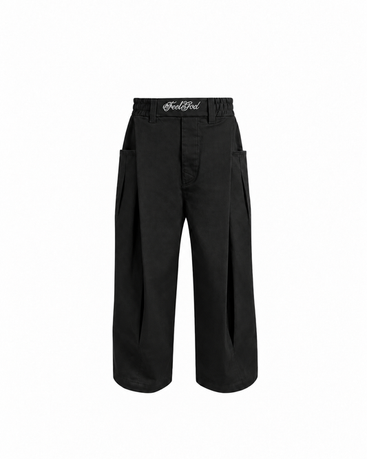 PANTALÓN ORNAMENTO — NEGRO