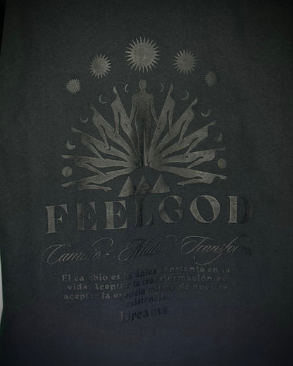 Camiseta Oversize Negra - Dreams Collection.